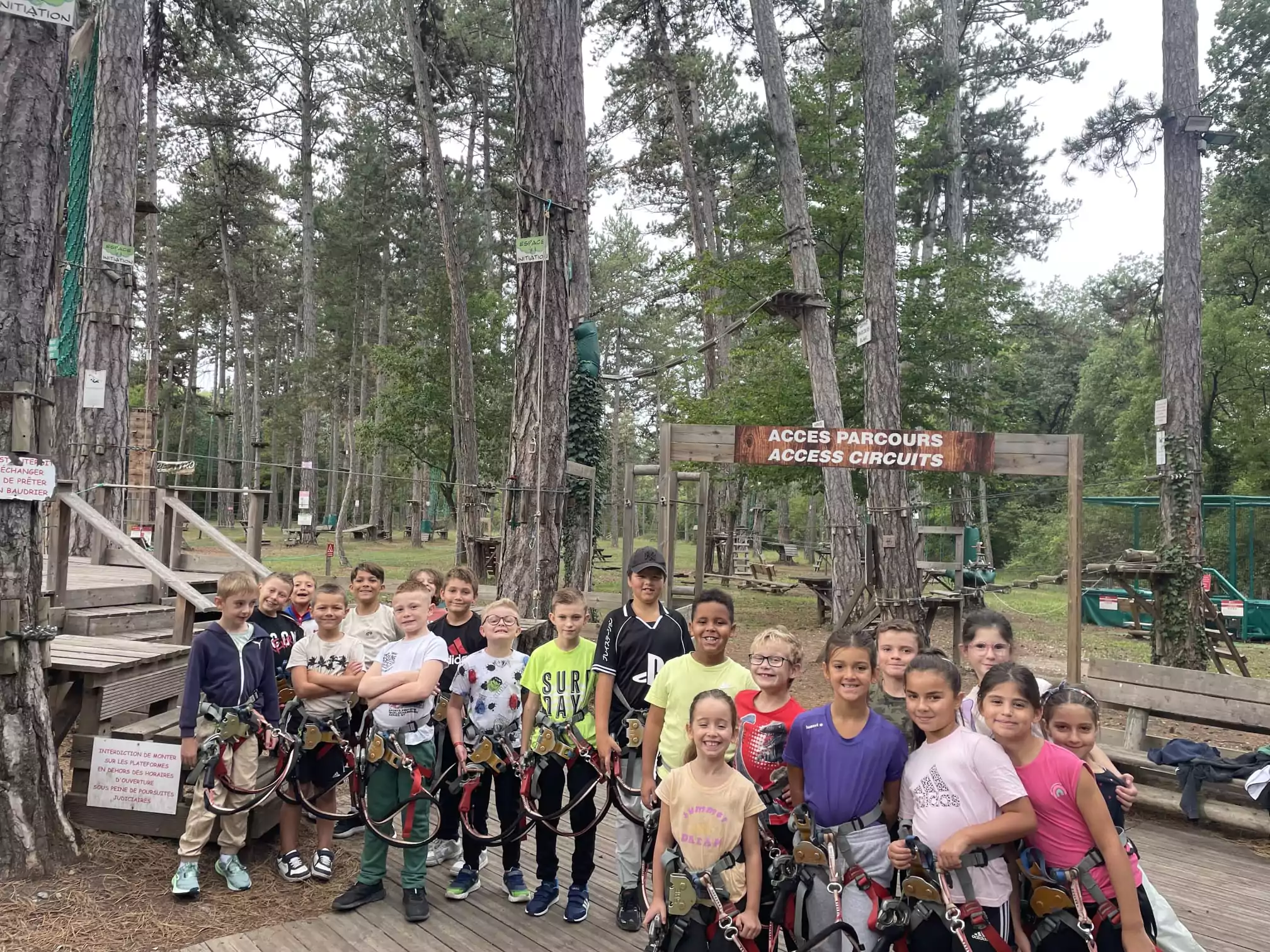 Accrobranche d’intégration pour les CE1-CE2