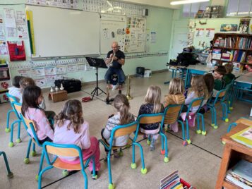 Une intervention musicale en classe